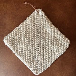 Handmade croqueted double layer potholder.
